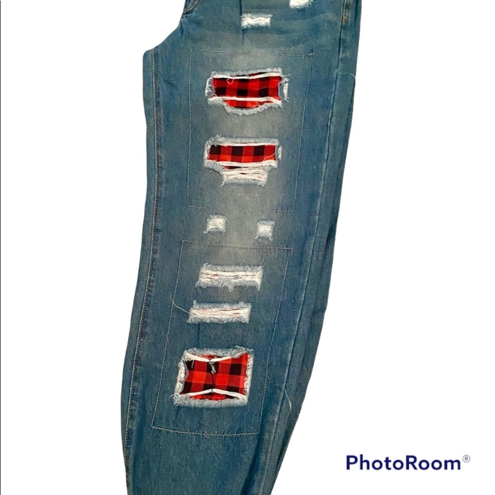 Buffalo plaid jeans - Picture 3 of 8